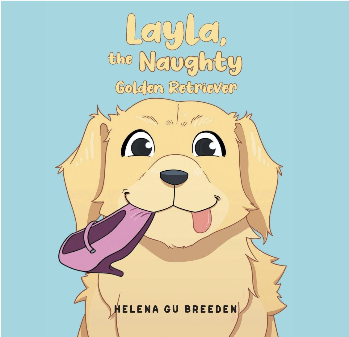 Cover of Layla, the Naughty Golden Retriever